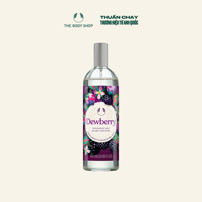 Xịt Thơm Toàn Thân Hương Mâm Xôi Dại Dewberry Fragrance Mist 100ml The Body Shop