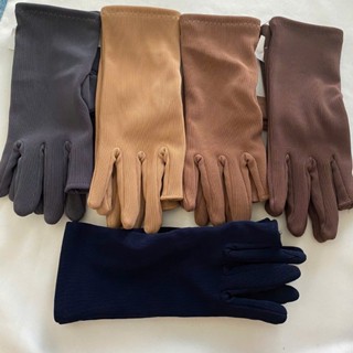 Bao Tay Chống Nắng Hở Ngón - Bao Tay Vải Thun Lạnh Co Giãn Chống Tia UV Lái Xe Máy Tiện Lợi Ba Thảo