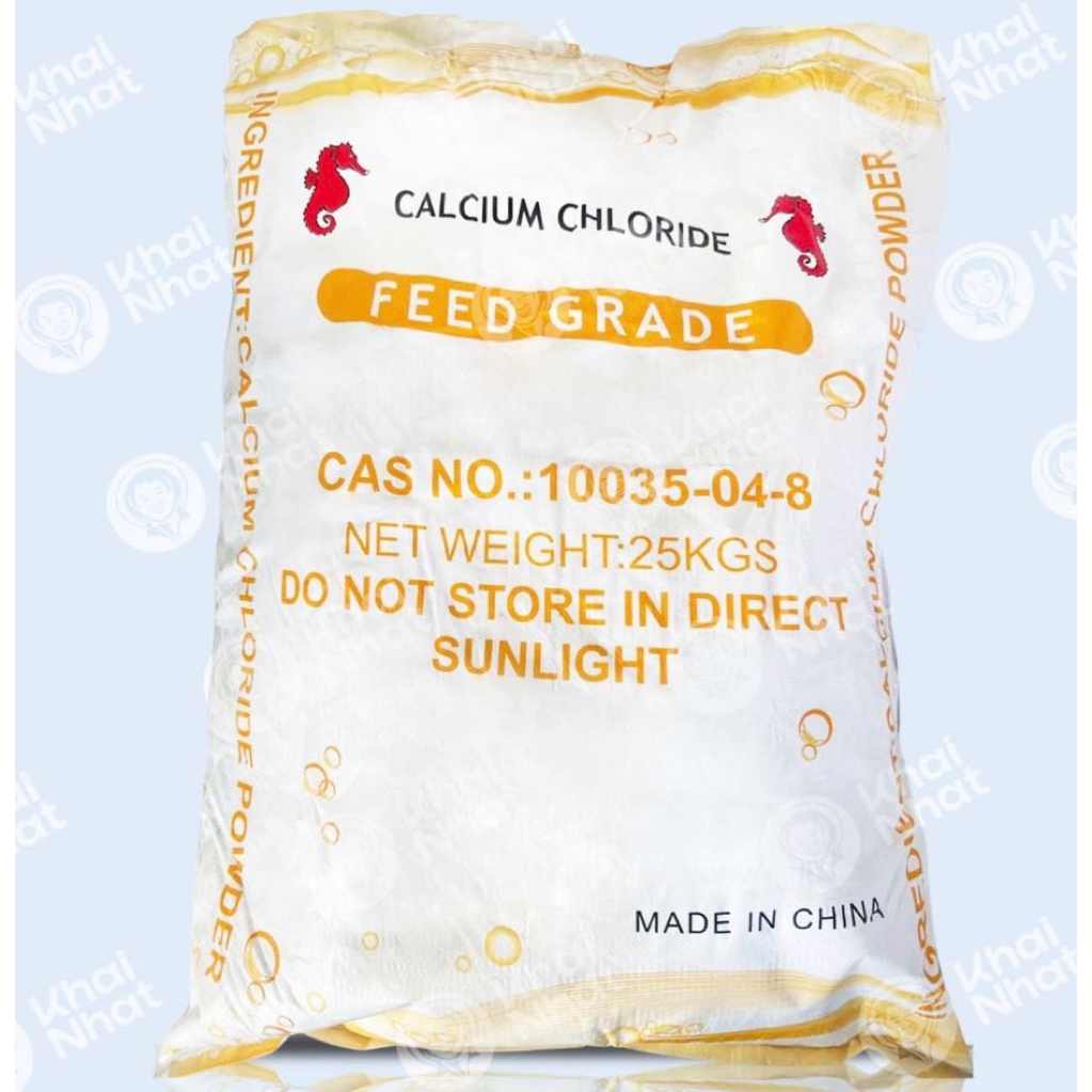 Khoáng Canxi Clorua CaCl2 Bột >74% – Calcium Chloride 25kg/bao – Bổ sung Canxi cho Nông Nghiệp & Thủ