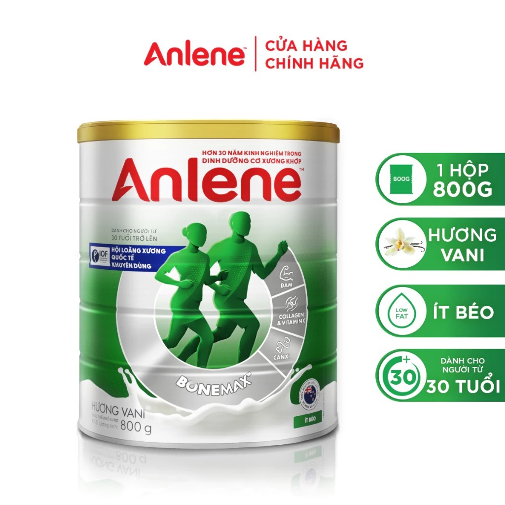 Sữa Bột Anlene Hương Vani 800g