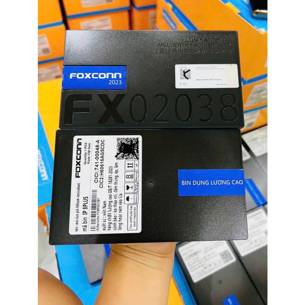 Pin Foxconn chuẩn xịn cho táo XR ,dung lượng cao (xuất sứ Việt Nam) - BH 1 năm