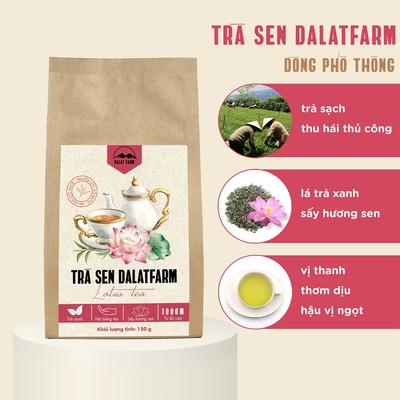 Trà Sen (Lotus Tea) Dalat Farm - Túi 150Gr