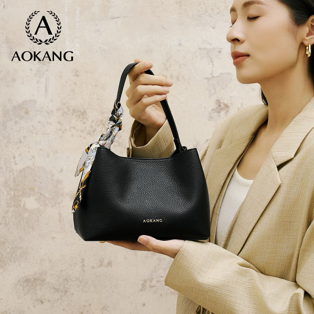 [Đặt trước] Túi xách Aokang chính hãng da mềm thanh lịch mẫu mới 2026