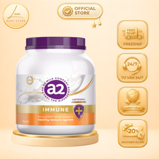 [RẺ VÔ ĐỊCH] Sữa Nguyên Kem Dạng Bột A2 Immune Lactoferrin Úc Lon 900g Tăng Đề Kháng Cho Cả Gia Đình