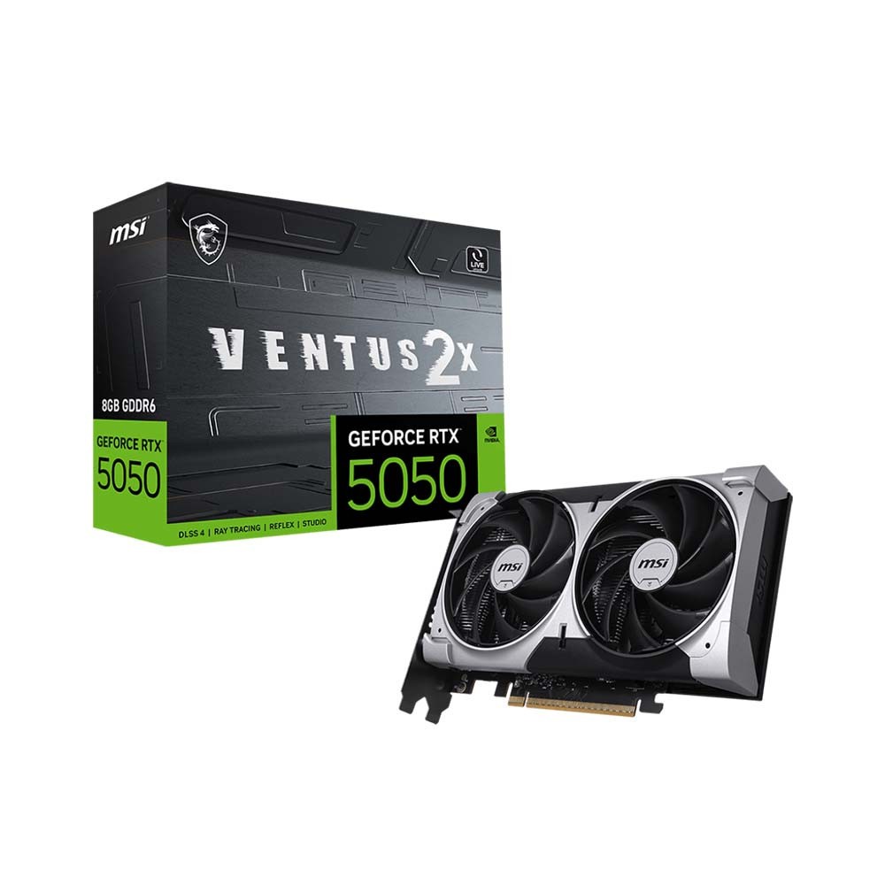Card Màn Hình MSI GeForce RTX 5050 8G VENTUS 2X (G5050-8V2C)
