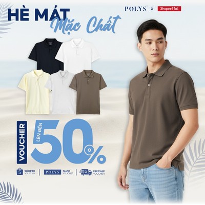 SALE HÈ Áo Thun Polo Nam Cổ Bẻ Thun Cá Sấu 4 Chiều Xuất Xịn. Áo Thun Polo Nam TC BASIC