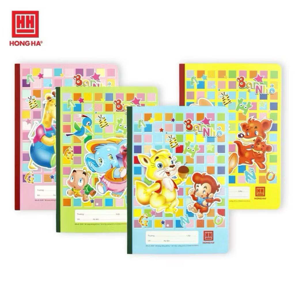[100% CHÍNH HÃNG] Lốc 10 quyển vở Hồng Hà 0509/ Vở 4 ôly vuông (2,5x2,5mm) 48 trang