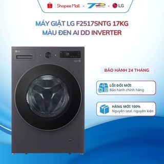 Máy giặt LG F2517SNTG 17kg màu đen AI DD lồng ngang Inverter| Lđặt nội thành HN và quanh LB