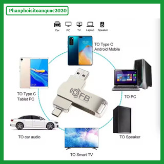 Ổ Đĩa USB OTG FB 16GB/32GB/64GB/128GB/256GB/512GB 2 In 1 Tốc Nhanh USB 3.0/Type-C