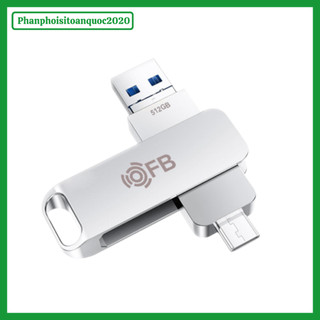 Ổ Đĩa USB OTG FB 16GB/32GB/64GB/128GB/256GB/512GB 2 In 1 Tốc Nhanh USB 3.0/Type-C