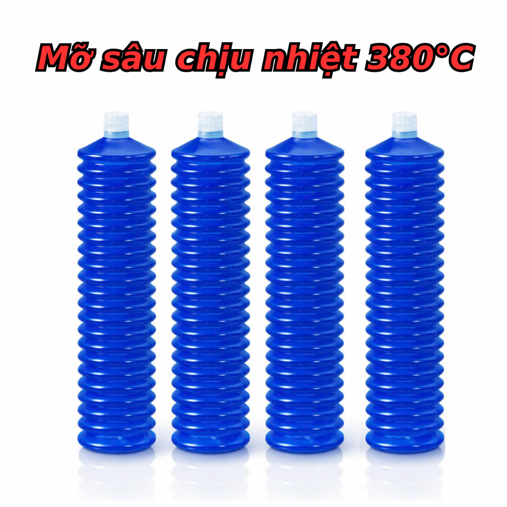 Mỡ Bò Chịu Nhiệt Cao 380°C – Mỡ Xanh Bôi Trơn Máy Móc, Bền Nhiệt Tốt