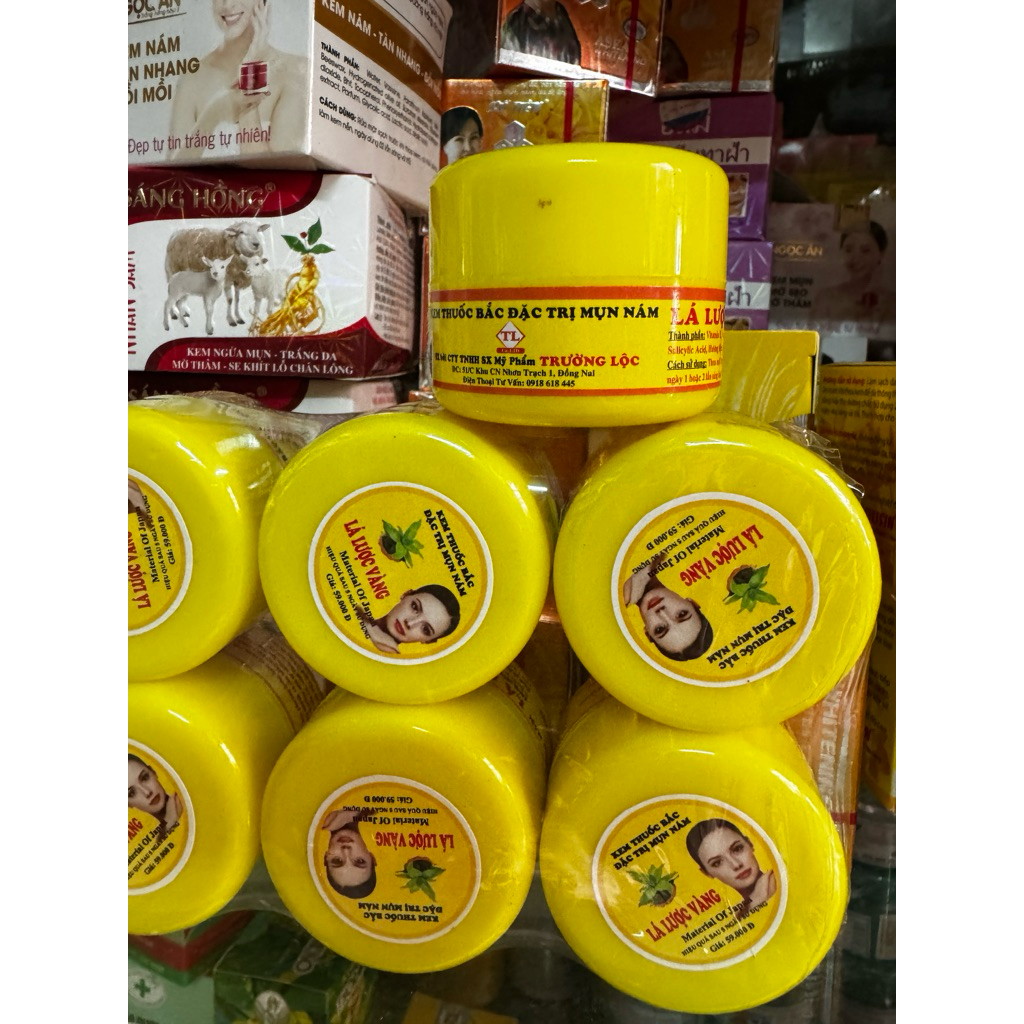 kem lá lược vàng