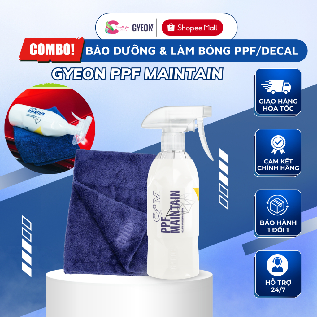 Combo Gyeon Bảo Dưỡng Làm Bóng PPF Và Decal