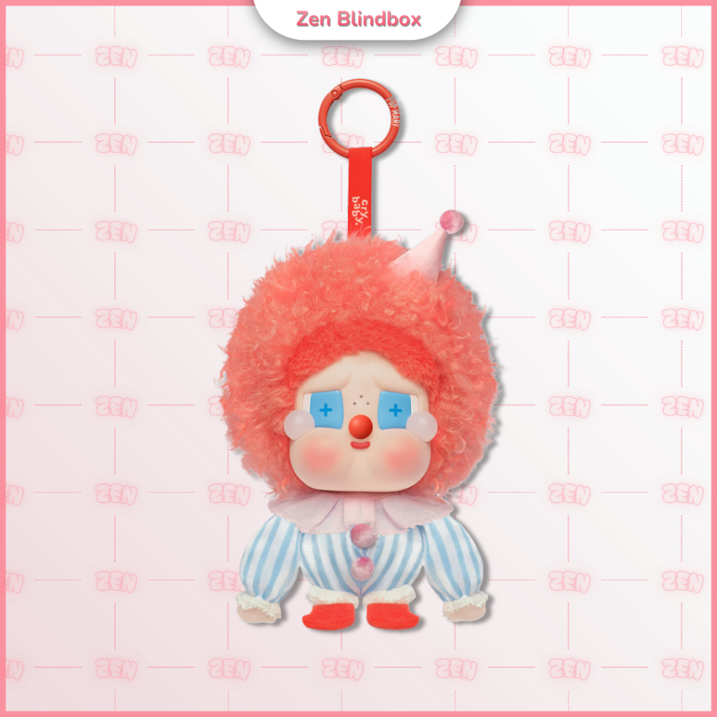 [CHÍNH HÃNG] Crybaby Why so Serious Móc Khóa Gấu Bông Crybaby Chú Hề