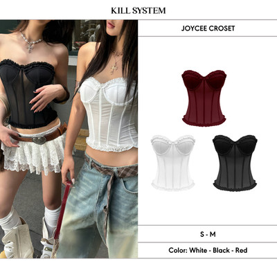 Áo kiểu xuyên thấu sexy tôn dáng JOYCEE - 𝐊𝐈𝐋𝐋 𝐒𝐘𝐒𝐓𝐄𝐌