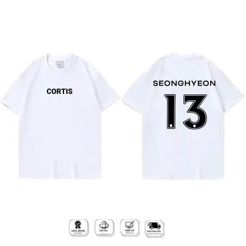 áo Cortis , áo SEONGHYEON Cortis - áo in tên và số thành viên SEONGHYEON
