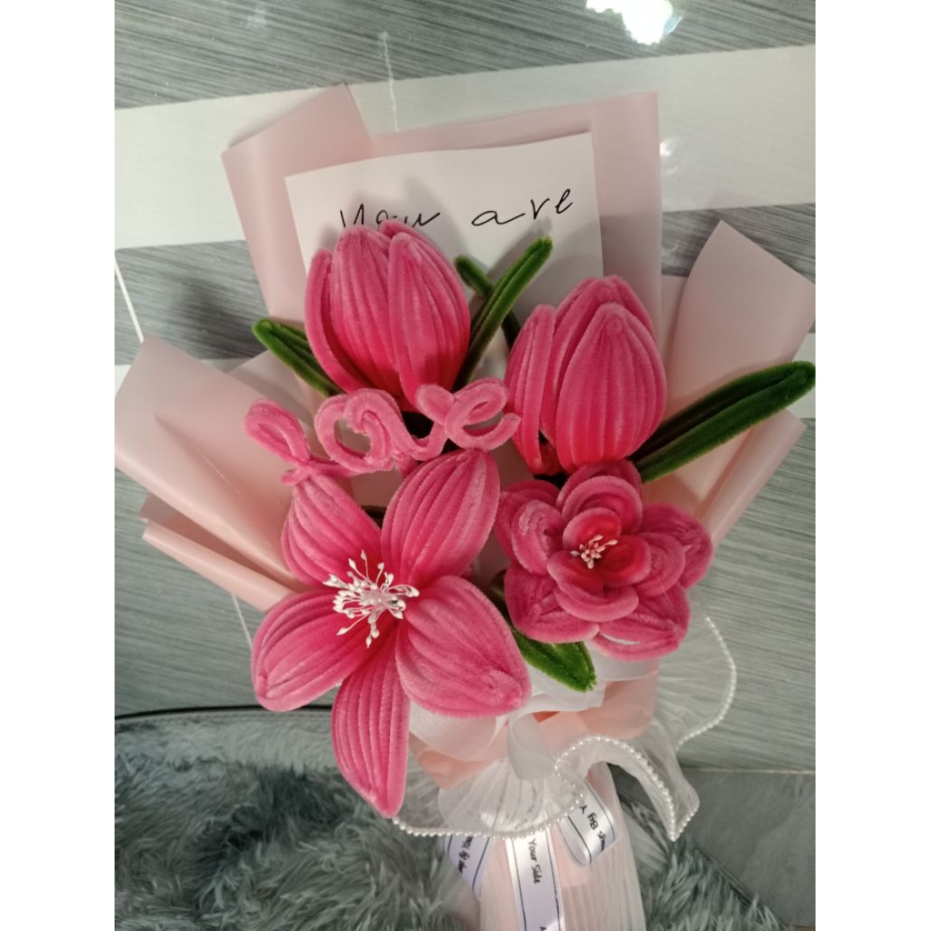 Bó hoa kẽm nhung( chọn màu chat với shop)