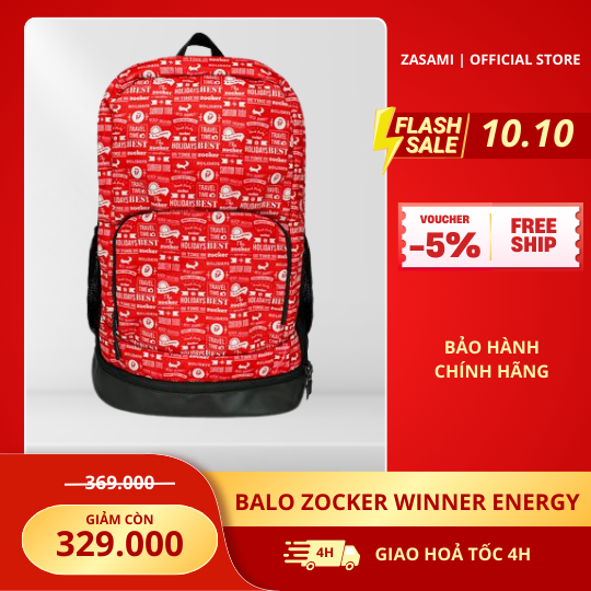Balo Thể Thao Zocker Winner Energy, Balo Thời Trang, Balo Bóng Đá Zocker Chính Hãng