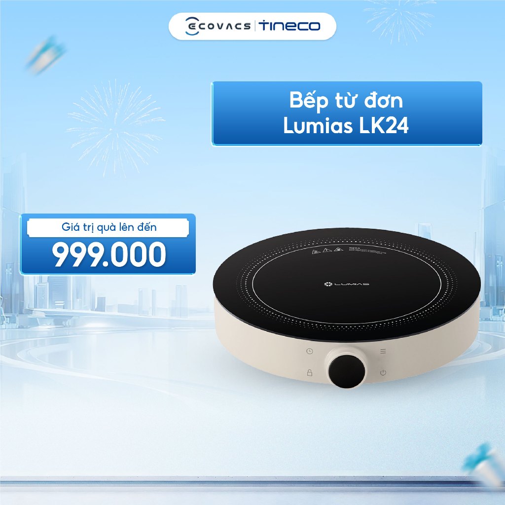 [Quà tặng không bán] Bếp từ đơn Lumias LK24-220E/LK24-220B, 2000W