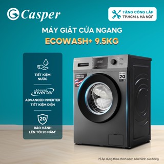 [Shopee - Lắp đặt 0Đ HN HCM] Máy giặt cửa ngang Casper Inverter 9.5KG / 10.5KG - WF-95VG5 / WF-105VG5 - Chính hãng