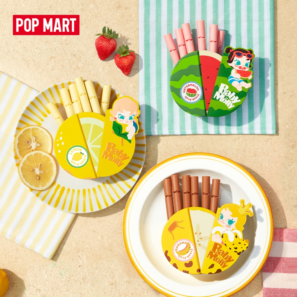 POP MART Baby Molly Fruity Aroma Series-Magnetic Sealing Clip Storage Box Set - Whole Set