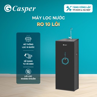 [KHÔNG GIAO MIỀN TRUNG] Máy lọc nước RO Casper WR-E8K1 - Lõi RO Hàn Quốc - 10 lõi 10 cấp lọc - Chính hãng