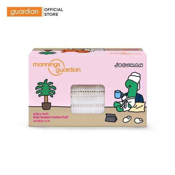 Bông Tẩy Trang Ép Viền Mềm Mại Mannings Guardian Joguman Silky Soft Side Sealed Cotton Puff 100 Miến