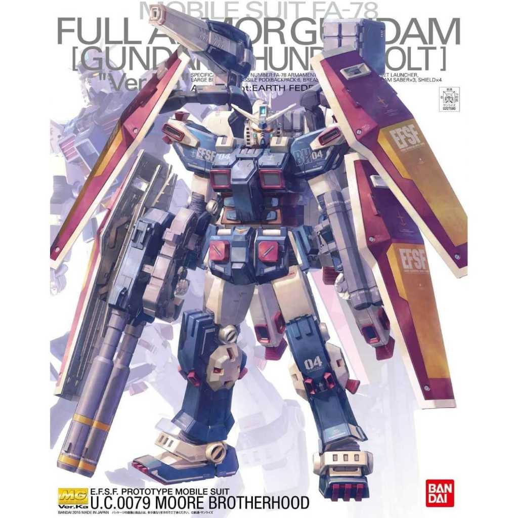 MÔ HÌNH LẮP RÁP MG 1/100 FULL ARMOR GUNDAM THUNDERBOLT