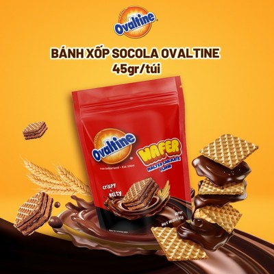 [QUÀ TẶNG KHÔNG BÁN] Bánh xốp Sô-cô-la Ovaltine 45gr/gói
