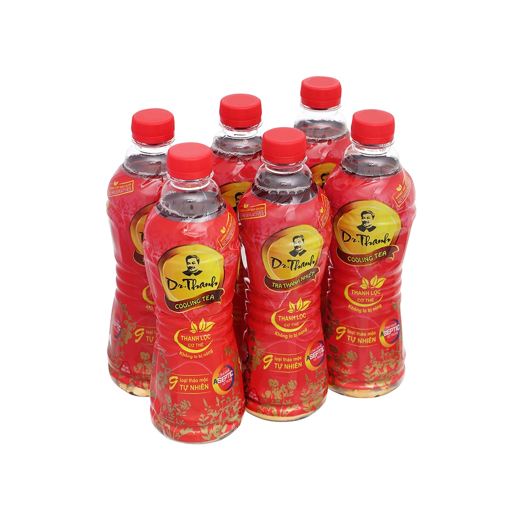 Thùng 24 chai trà thanh nhiệt Dr.Thanh 455ml