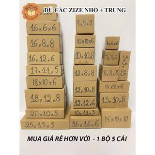 Thùng hộp carton size nhỏ, thùng giấy đóng hàng nhiều kích thước