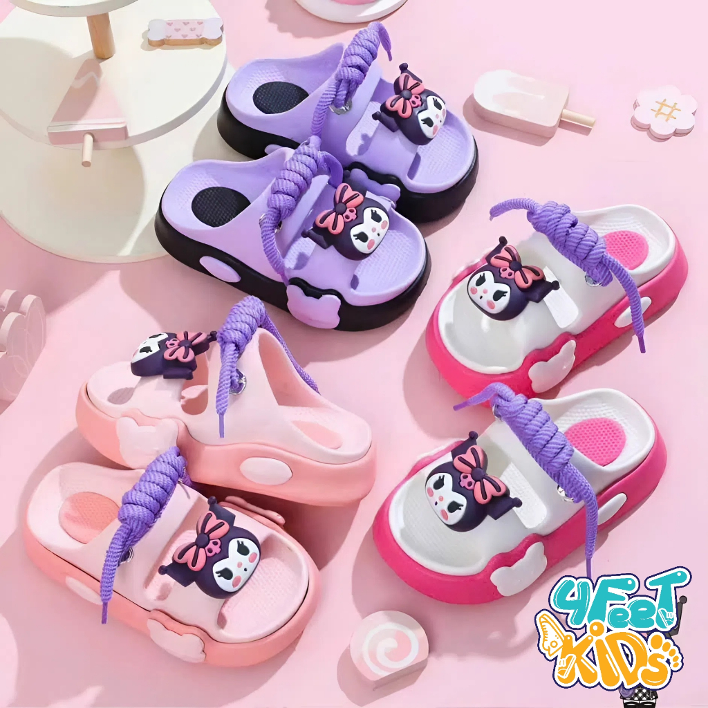 Dép lê Trẻ Em cao cấp hoạ tiết Pony đế cao 3cm 3 màu chất liệu nhựa EVA siêu nhẹ 3 màu chống trượt, không lo mồ hôi chân