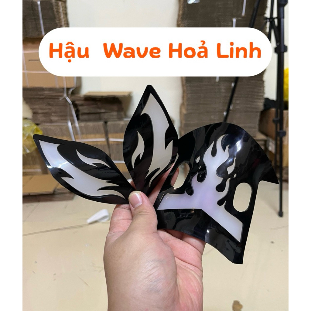 Mica Hậu Audi Wave mẫu Hoả Linh và Bunny X 2026 lắp cho Wave 110,100,50 chính hãng TC Touring (KHÔNG
