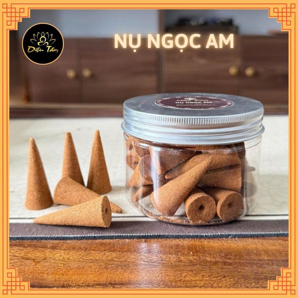 Nhang nụ Ngọc Am sạch xông nhà tẩy uế dùng cho thác khói trầm hương lư xông trầm thờ cúng phong thủy