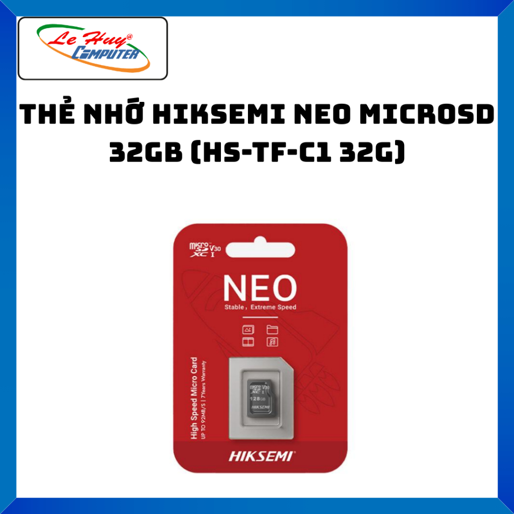 Thẻ nhớ Hiksemi NEO MicroSD 32GB (HS-TF-C1 32G) - Hàng Chính Hãng