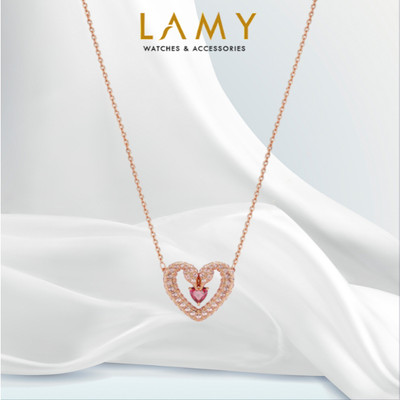 Dây chuyền LAMY Una Heart Pink Necklace Rose Gold 6191RG