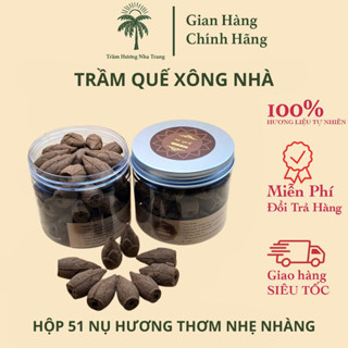 Trầm Xông Nhà Tẩy Uế Hương Quế, Trầm Quế Chi Khói Ngược Mùi Hương Thơm Nhẹ, Dùng Thác Hoặc Lư
