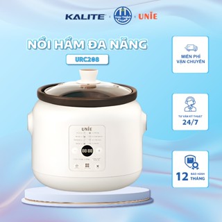 Nồi kho hầm chuyên dụng UNIE USC208, Dung tích 2L, nồi nấu chậm, lòng nồi gốm cao cấp, đa tính năng