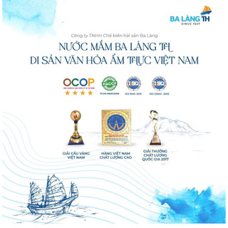 Xách Nước Mắm Chắt Cá Cơm Ba Làng TH 800ml Combo 2 Chai