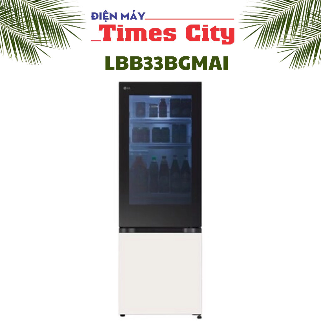 Tủ lạnh LG Inverter InstaView 340 lít LBB33BGMAI