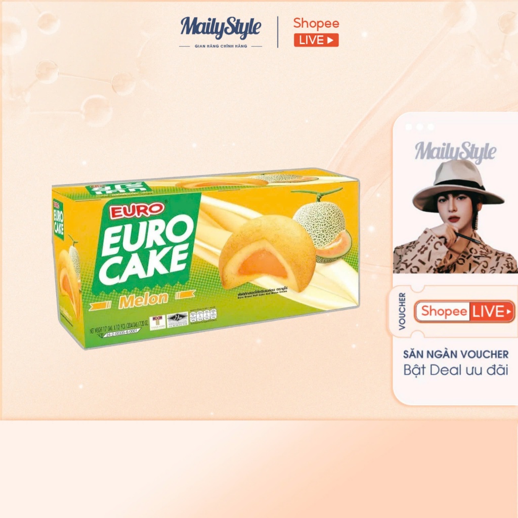 U93_ Bánh trứng Thái Lan Euro Cake