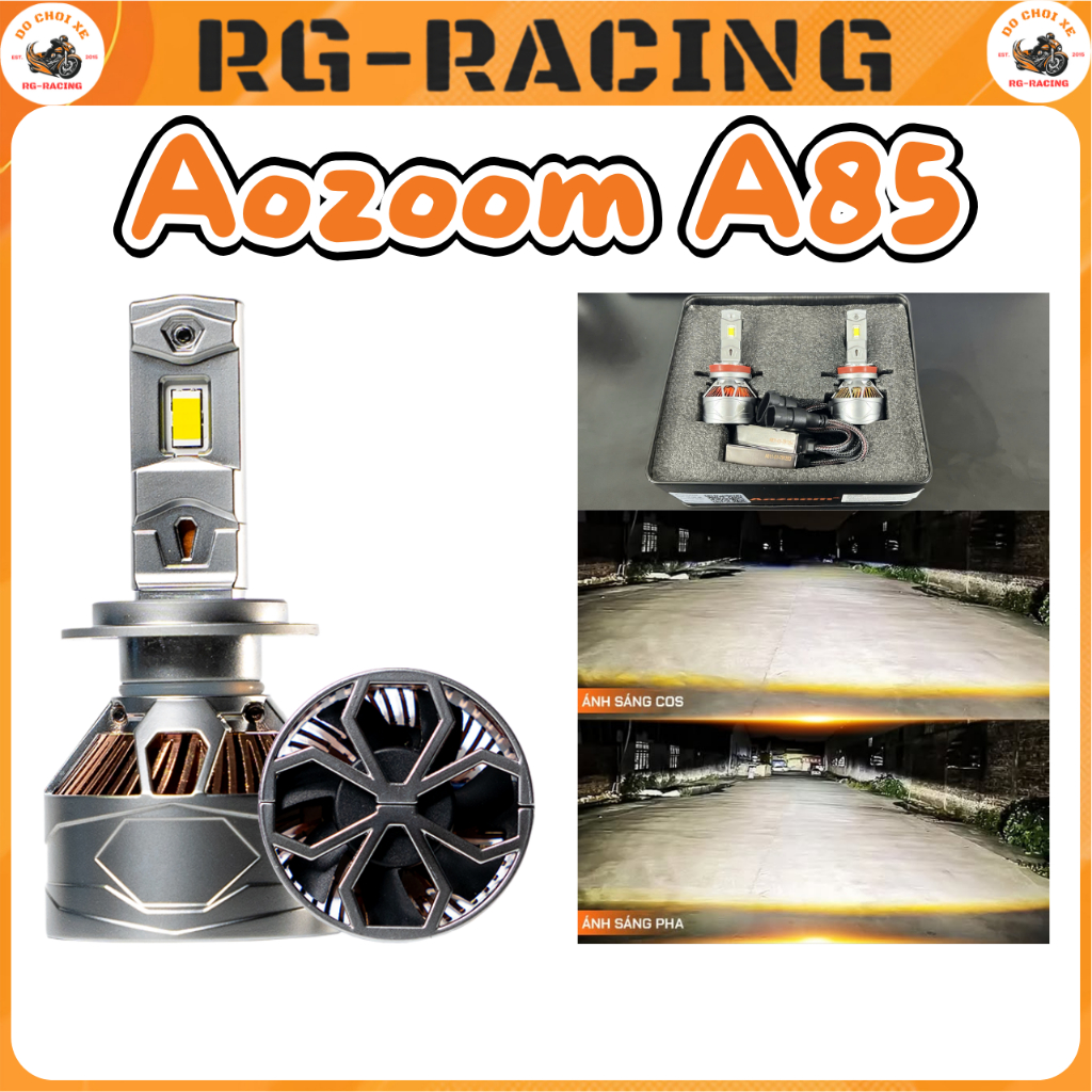 Đèn Pha LED Aozoom A85 Đèn Pha Siêu Sáng Đèn Pha LED Siêu Sáng Đèn LED Ô Tô Đèn Pha LED Ô Tô