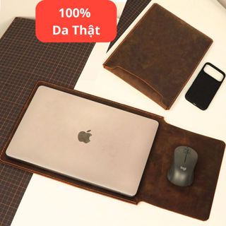 bao da máy tính laptop,macbook m1,m2,m3,m4, 13inch,14inch,16inch Túi đựng máy tính xách tay di động làm thủ công L5