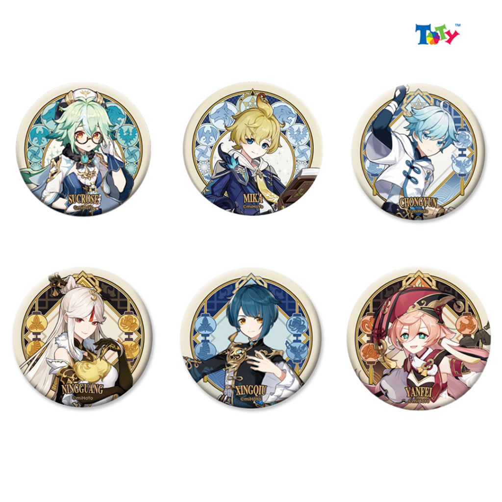 [CHÍNH HÃNG] Huy hiệu trang trí - Genshin Impact - Liyue - NG05