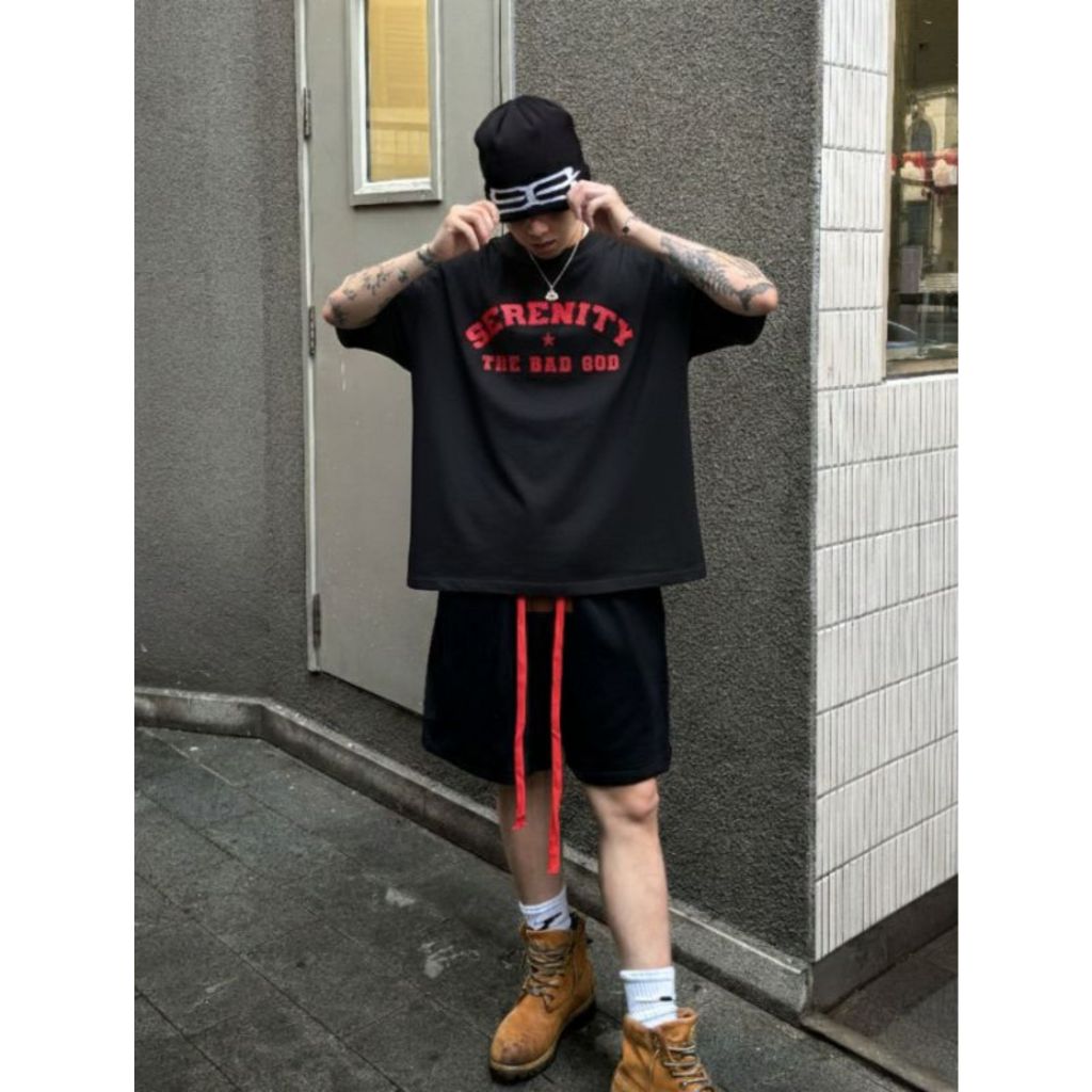 [NEW ARRIVALS 2026] Set Bộ The Bad God DEVISION Chất Cotton Họa Tiết Serenity Form Boxy | BigBuy360 - bigbuy360.vn