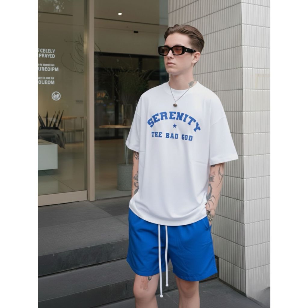 [NEW ARRIVALS 2026] Set Bộ The Bad God DEVISION Chất Cotton Họa Tiết Serenity Form Boxy | BigBuy360 - bigbuy360.vn