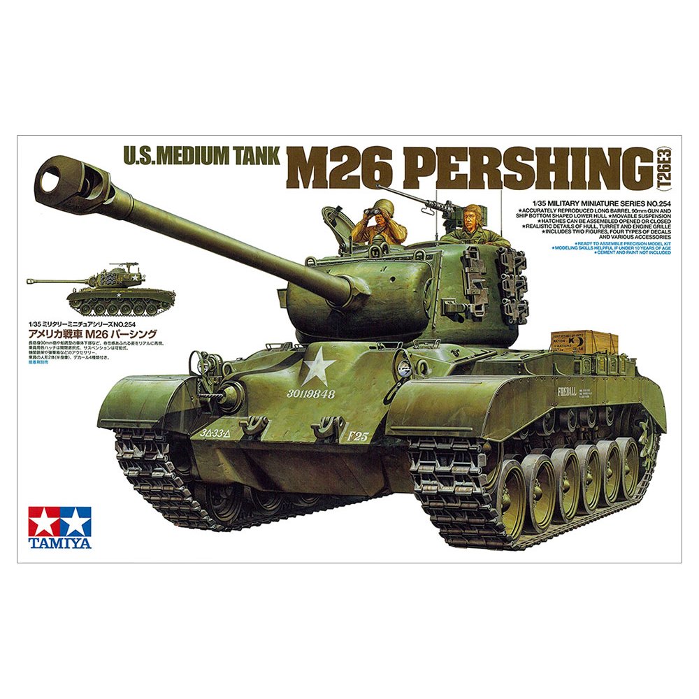 35254 MÔ HÌNH XE TĂNG 1/35 SCALE U.S. MEDIUM TANK M26 PERSHING (T26E3)