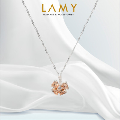 Dây chuyền bạc nữ LAMY Sparkling Love Purple Neckplace Silver 6132