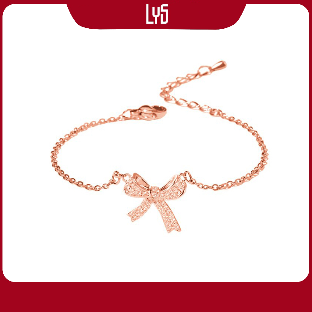 Vòng tay nữ Lys Bow Rose Gold Bracelet 2030