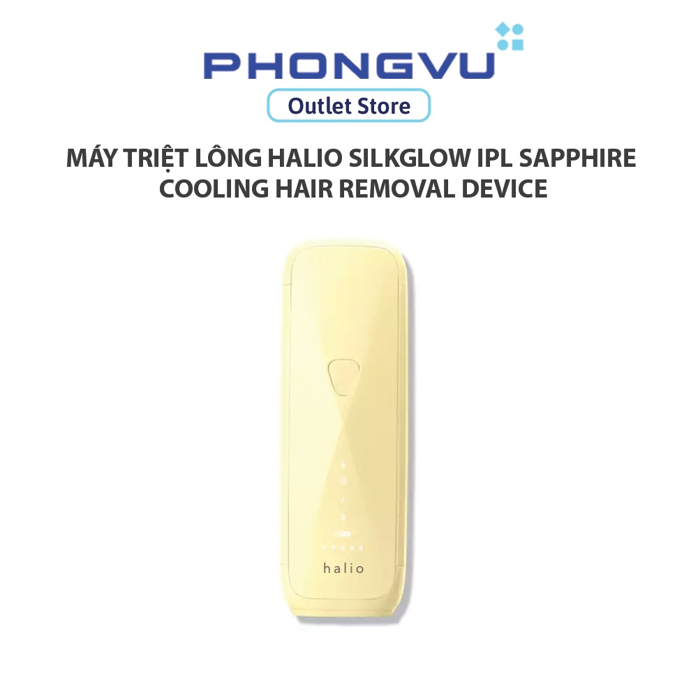 Máy Triệt Lông Halio SilkGlow IPL Sapphire Cooling Hair Removal Device